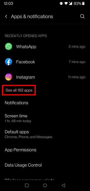 Android System Webview See All Apps