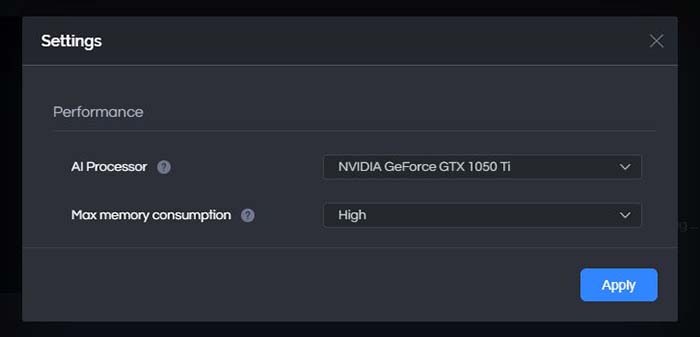 Avclabs Video Enhancer Gpu Settings