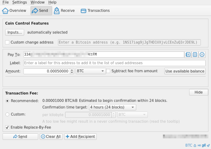 Bitcoin Lightning Node 14 External Wallet Send Funds 1