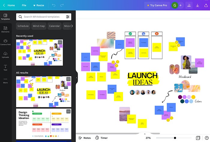 Canva Visual Worksuite Whiteboard