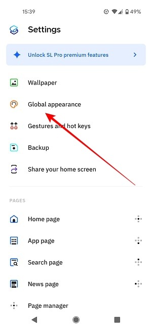 Change App Icon Size Smart Settings Menu