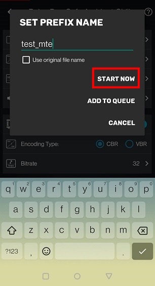 Compress Large Files Android Audio Cutter Set Prefix Name