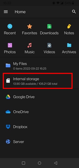 Compress Large Files Android Search Files