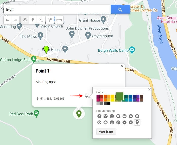 Drop Pins Maps Pc Change Color