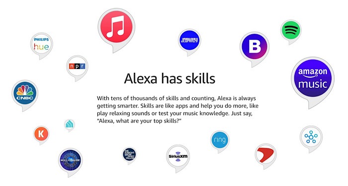 Echo Dot Amazon Music Skills
