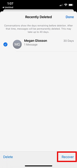 Ios 16 Messages Restore Recover
