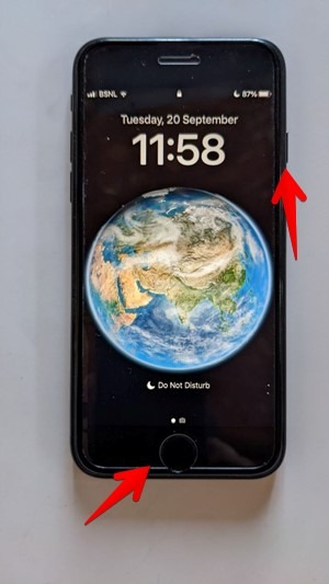 Iphone Hard Reset Home Button