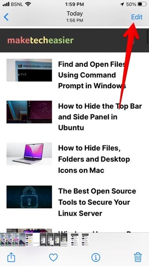 Iphone Photos App Screenshot Edit