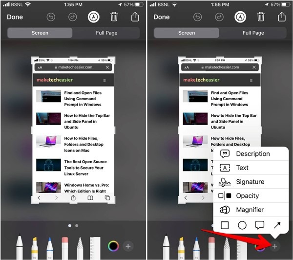 Iphone Screenshot Edit