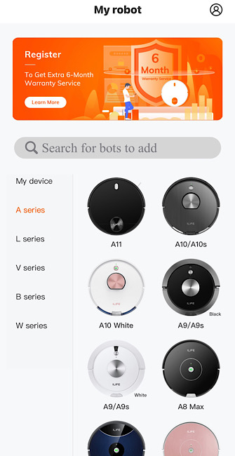 Ilife A10 Robot Vacuum Add Robot