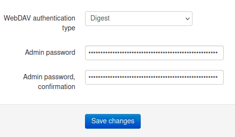 Install Baikal Linux 15 Authentication Method