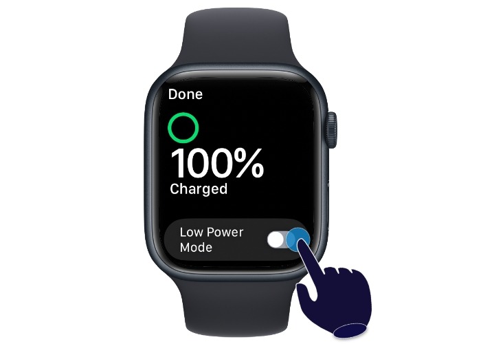 Low Power Mode Disable Apple Watch