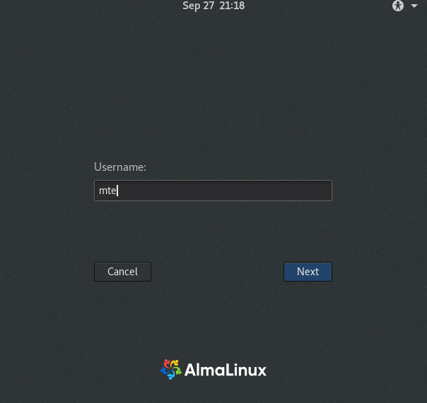 Migrate Centos Almalinux Welcome Screen 1