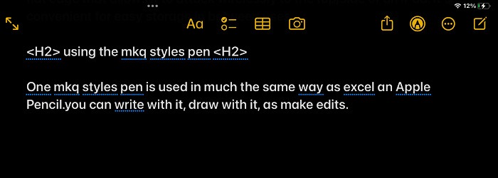 Mkq Stylus Pen Writing