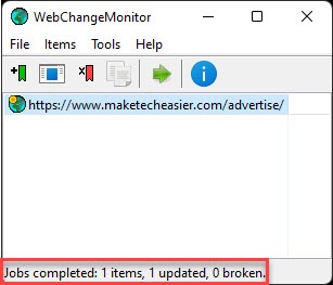Monitoring Website Changes Wcm Addmodify Address