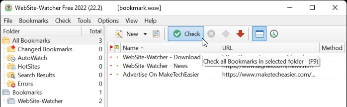 Monitoring Website Changes Ww Main Check