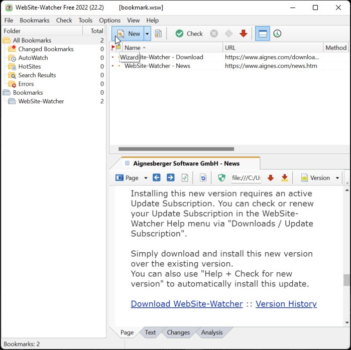 Monitoring Website Changes Ww Main New