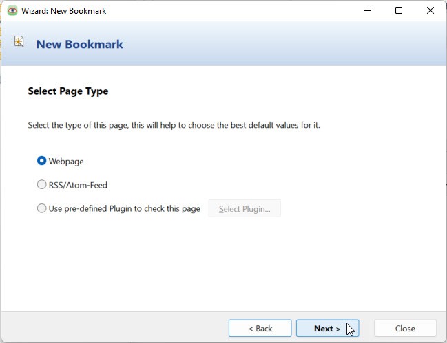Monitoring Website Changes Ww Newbookmark Step02