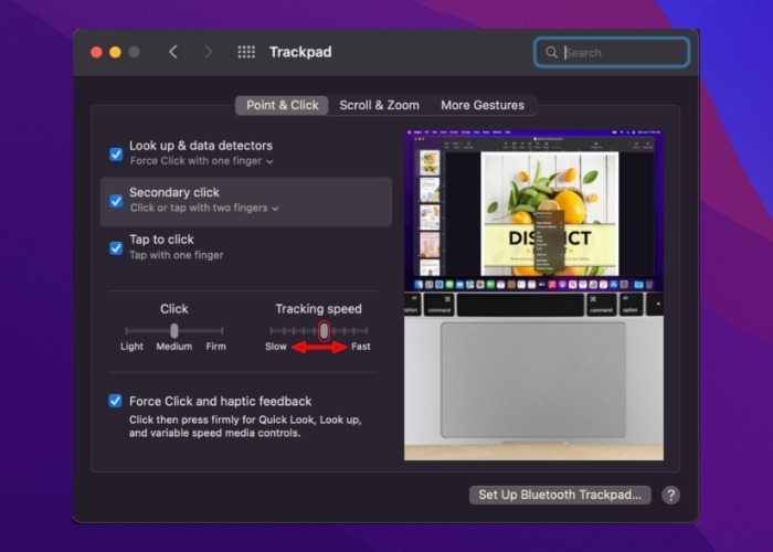 Monterey Track Speed