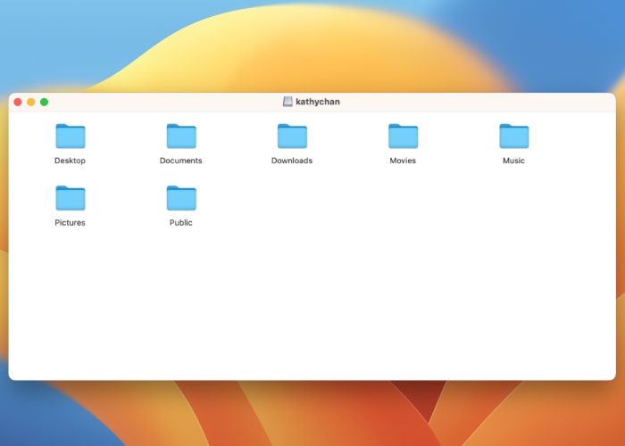 Mounted Home Folder Macos