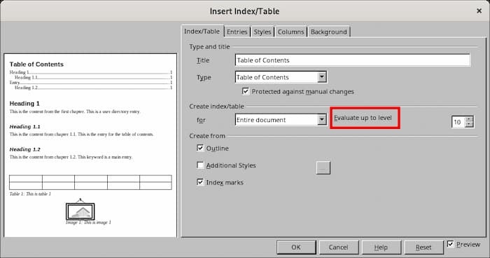 Open Office Tips Tricks Toc Style