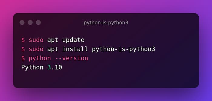 Python Is Python3