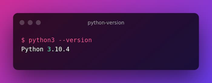 Python Version