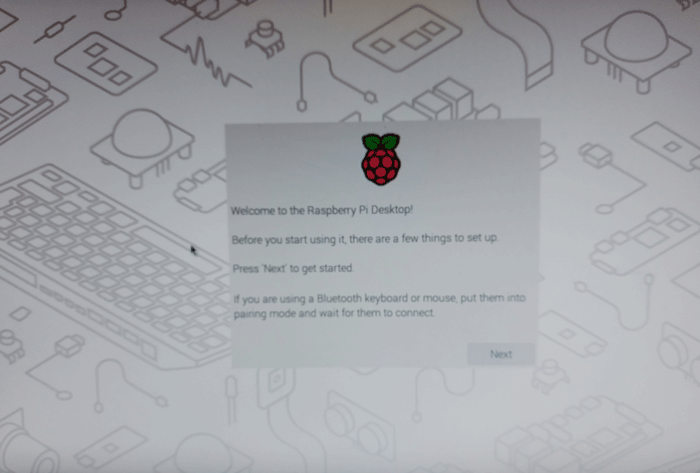 Raspberry Pi Desktop Setup Wizard
