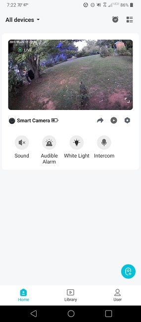 Rock Space C1 Smart Wireless Outdoor Camera With Spotlight Review App Home