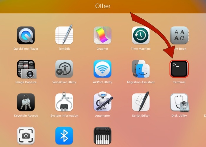 Touch Bar Launchpad Other Terminal 