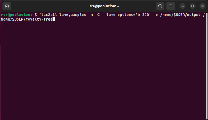 Transcode Audio Flac2all 15 Run Master Process