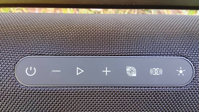 Tronsmart Bang Mini Portable Party Speaker Buttons