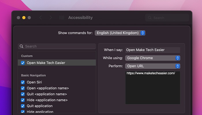 What Is Accessibility Mac Custom Commands With Custom Vocabulary