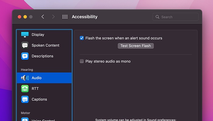 What Is Accessibility Mac Sensory Alerts