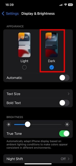 Word Dark Mode Mobile Ios Enable Dark