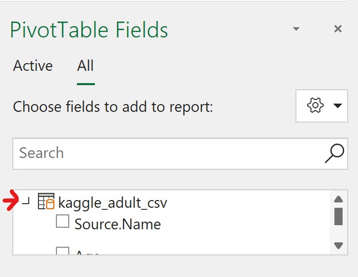 Excel Power Pivot Fields Expand Kaggle Adult