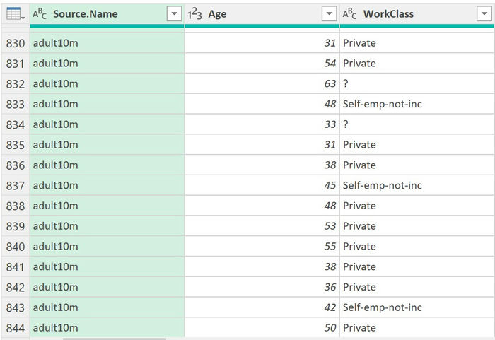 Excel Power Query Source Name Leftmost Column