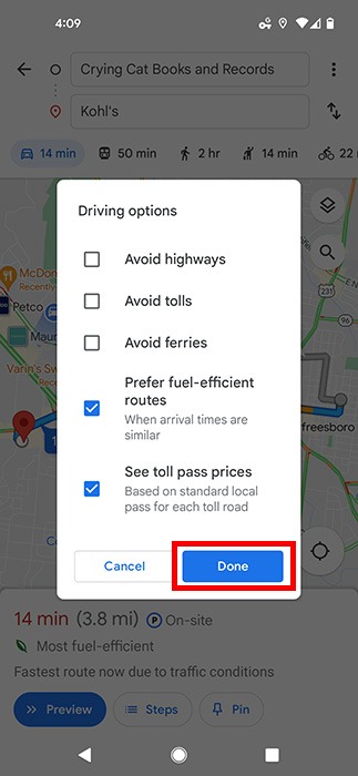 Google Maps Traffic Done Mobile