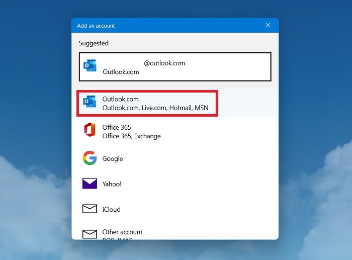 How To Access Hotmail Client Choose Outlook