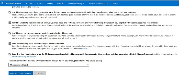 How To Access Hotmail Close Account Mark Account