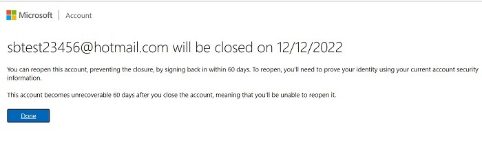 How To Access Hotmail Close Account Marked For Closure