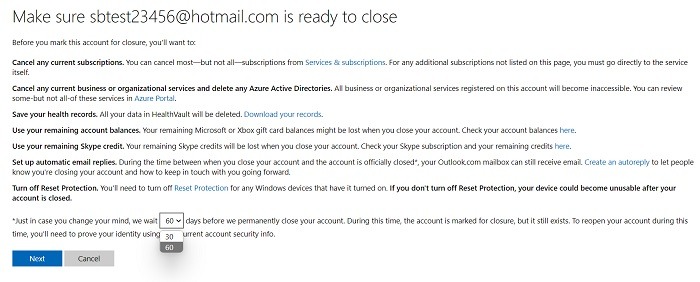 How To Access Hotmail Close Account Ready To Close