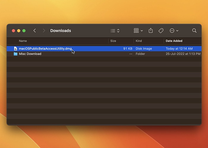 How To Install The Macos Ventura Beta Pub Beta Downloads Nav