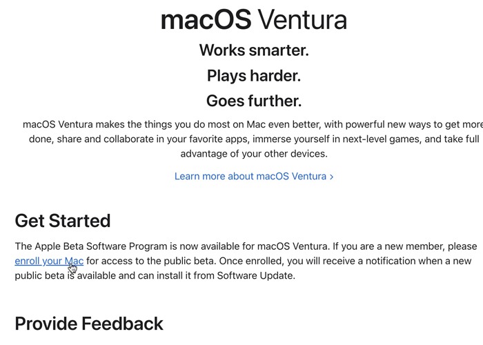 How To Install The Macos Ventura Beta Enroll Your Mac
