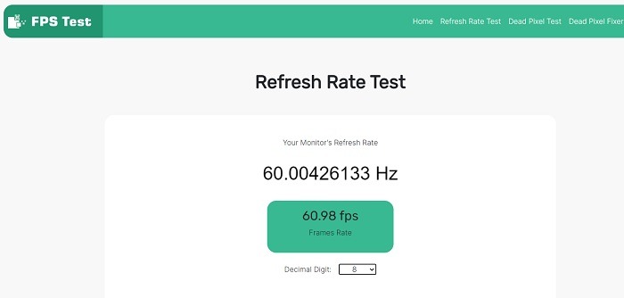 Monitor Refresh Rates Fps Test Refresh Rates