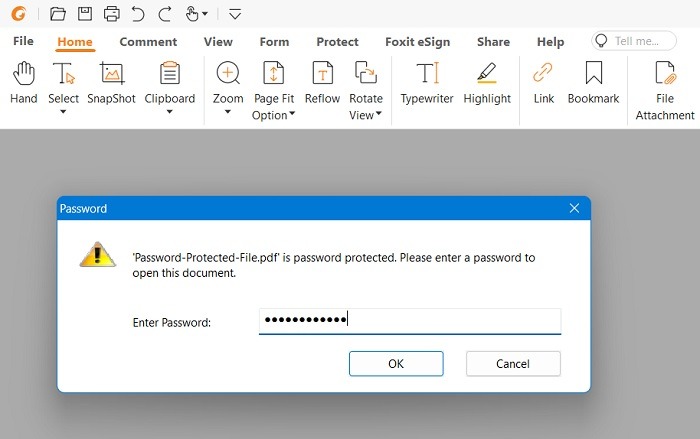 Pdf Password Open Win Entering Password In Pdf Reader