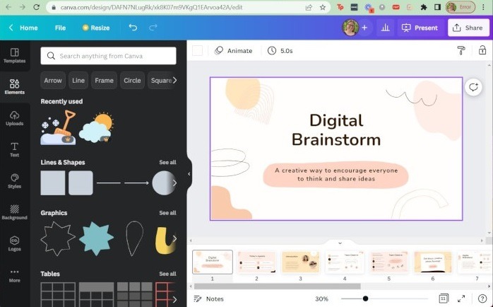 Powerpoint Alternatives Canva Design View