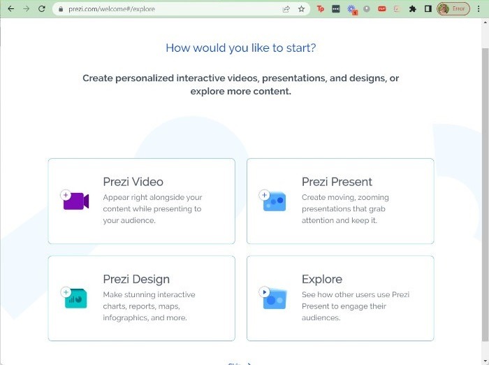 Powerpoint Alternatives Prezi Options View