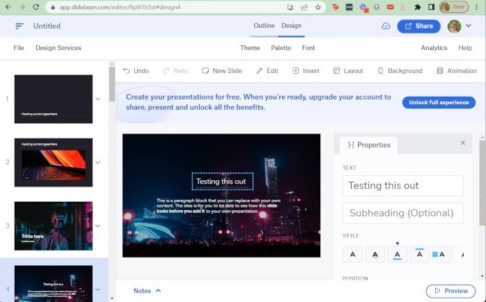Powerpoint Alternatives Sidebeam Design View