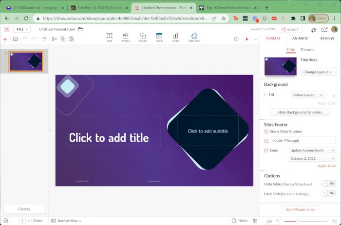 Powerpoint Alternatives Zoho Design